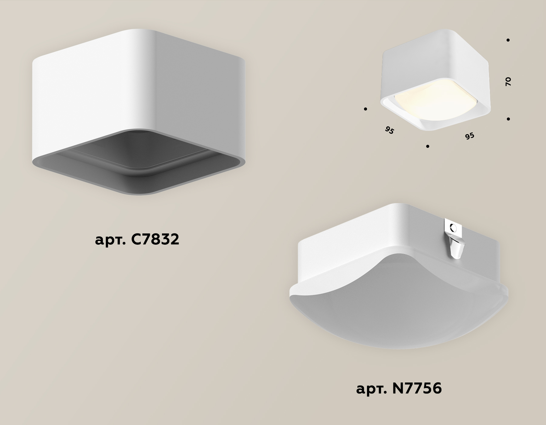 потолочный светильник ambrella light techno spot xs7832022 (c7832, n7756)