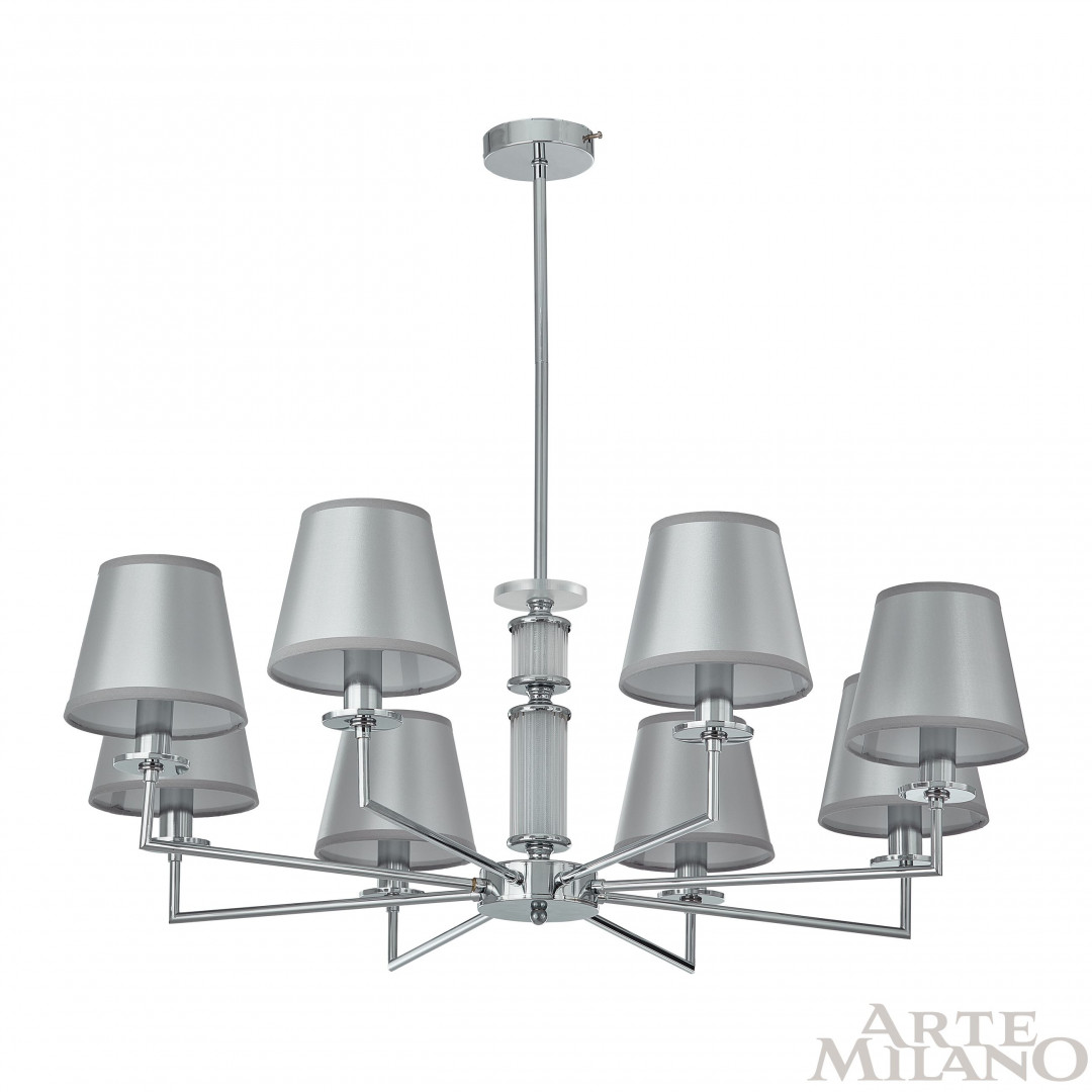 люстра на штанге arte milano 344401/8 cr