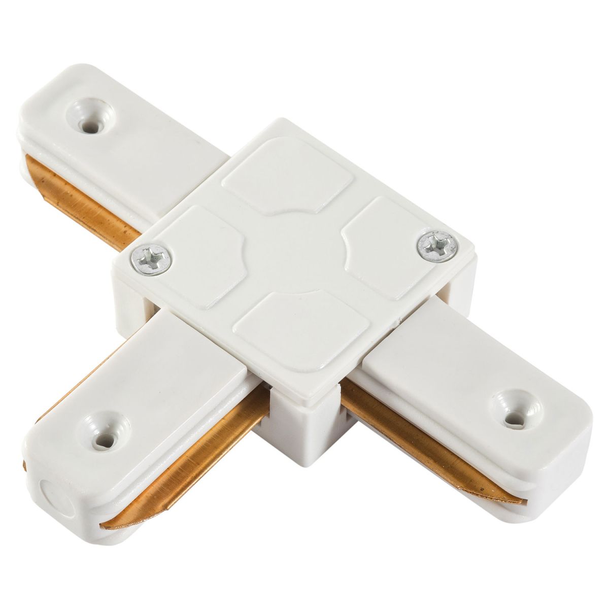 трековый однофазный t-образный соединитель am group am174 wh