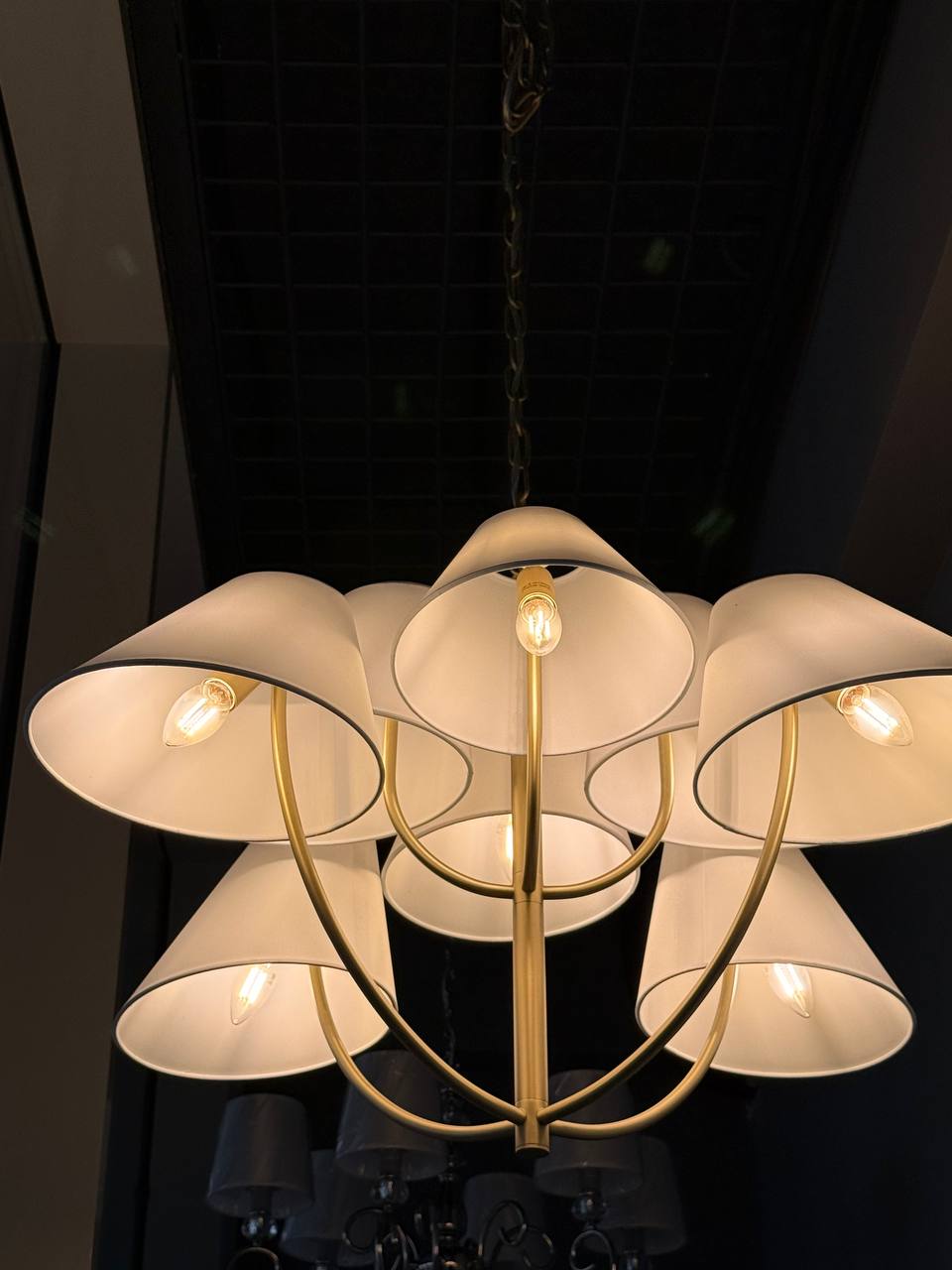 подвесная люстра newport 3928/с brass м0071164