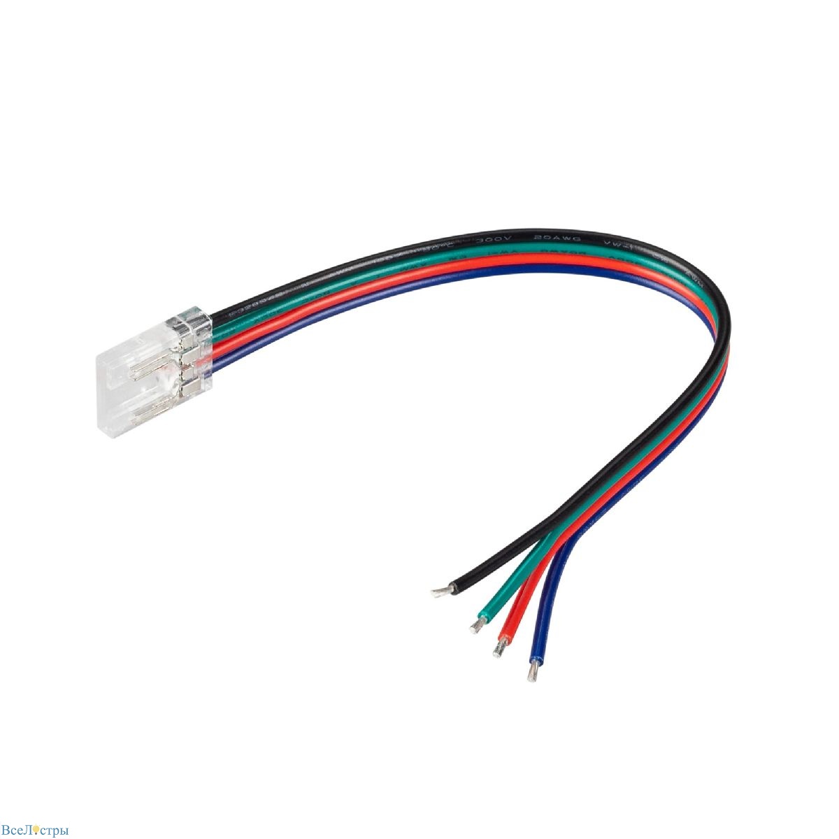 коннектор arlight cob-rgb-10mm-4pin-stw-l150 042064