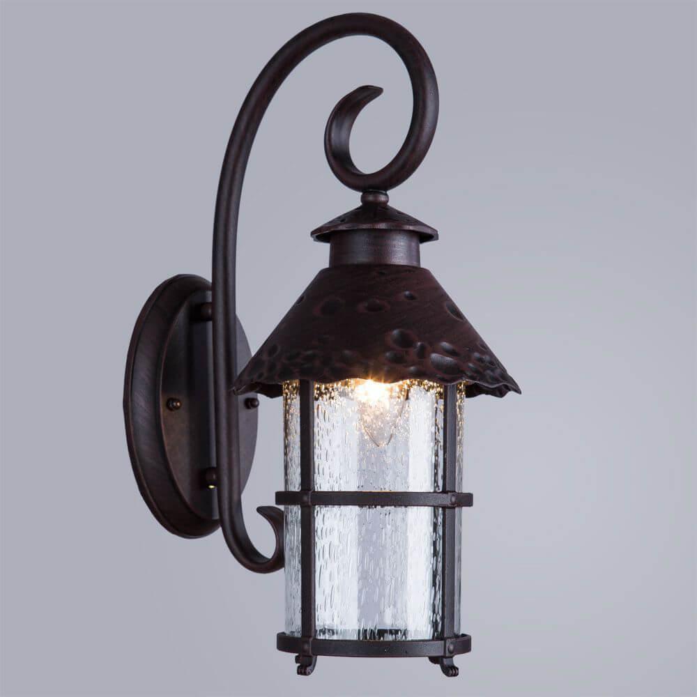 уличный настенный светильник arte lamp persia a1462al-1ri