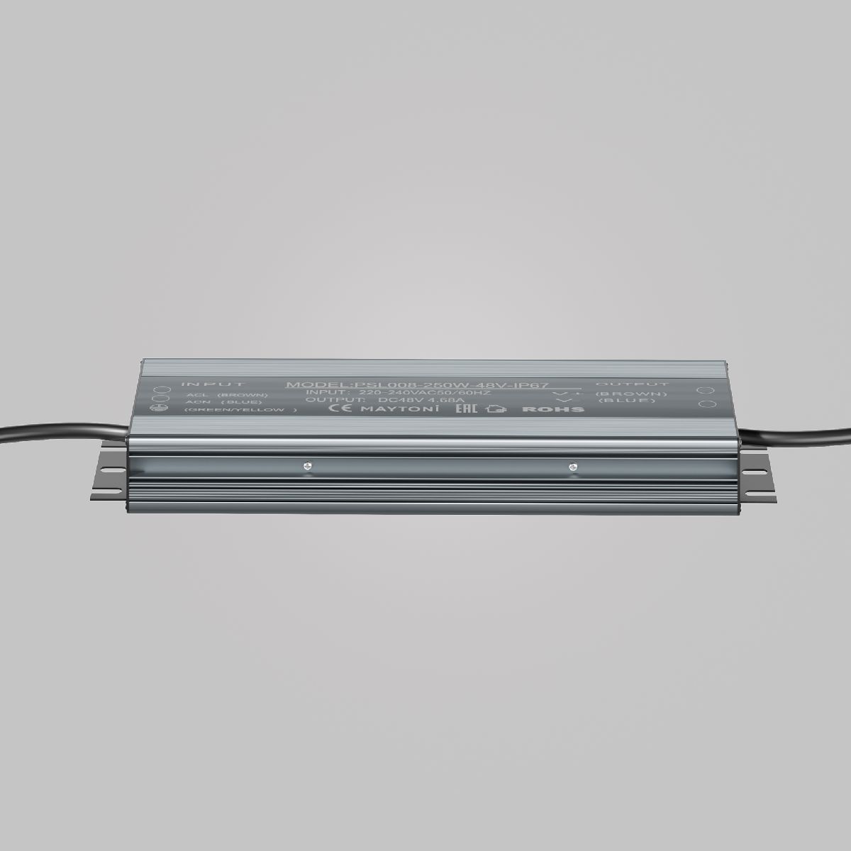 блок питания maytoni power supply magnetic psl008-250w-48v-ip67