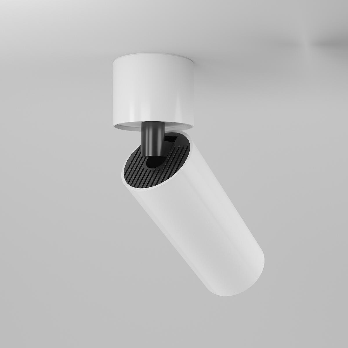 спот maytoni technical focus led c055cl-l12w3k-w-w