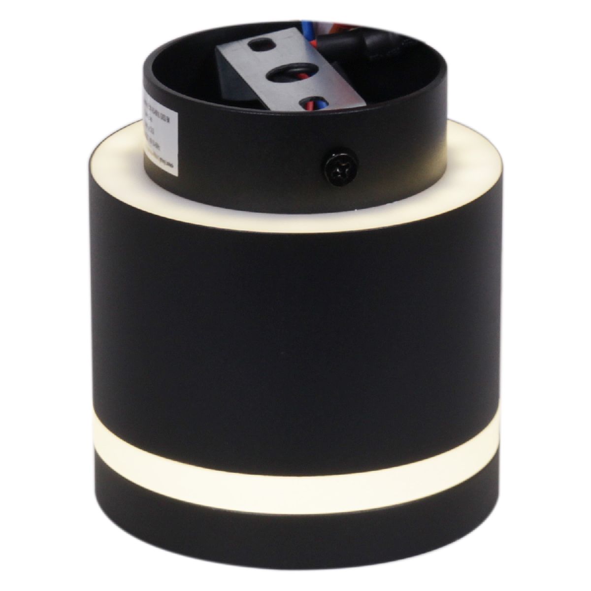 накладной светильник reluce 53001-9.5-001il gx53+led3w bk