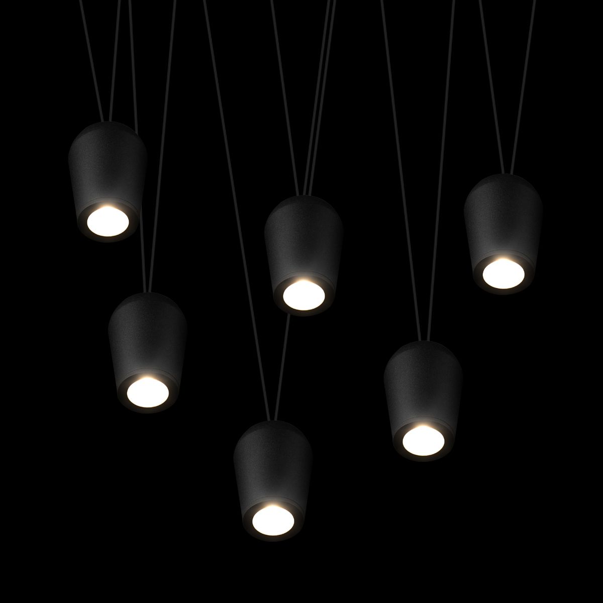 подвесной светодиодный светильник loft it blackout 10357/6