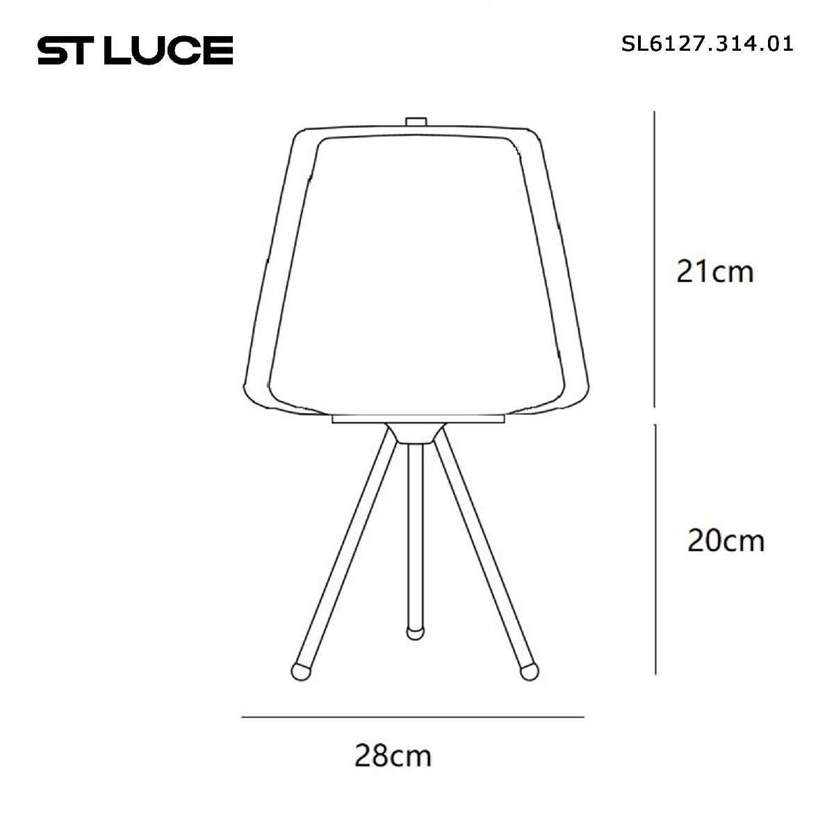 настольная лампа st luce pandora sl6127.314.01