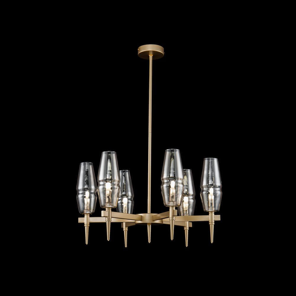 подвесная люстра maytoni lita h002pl-06g