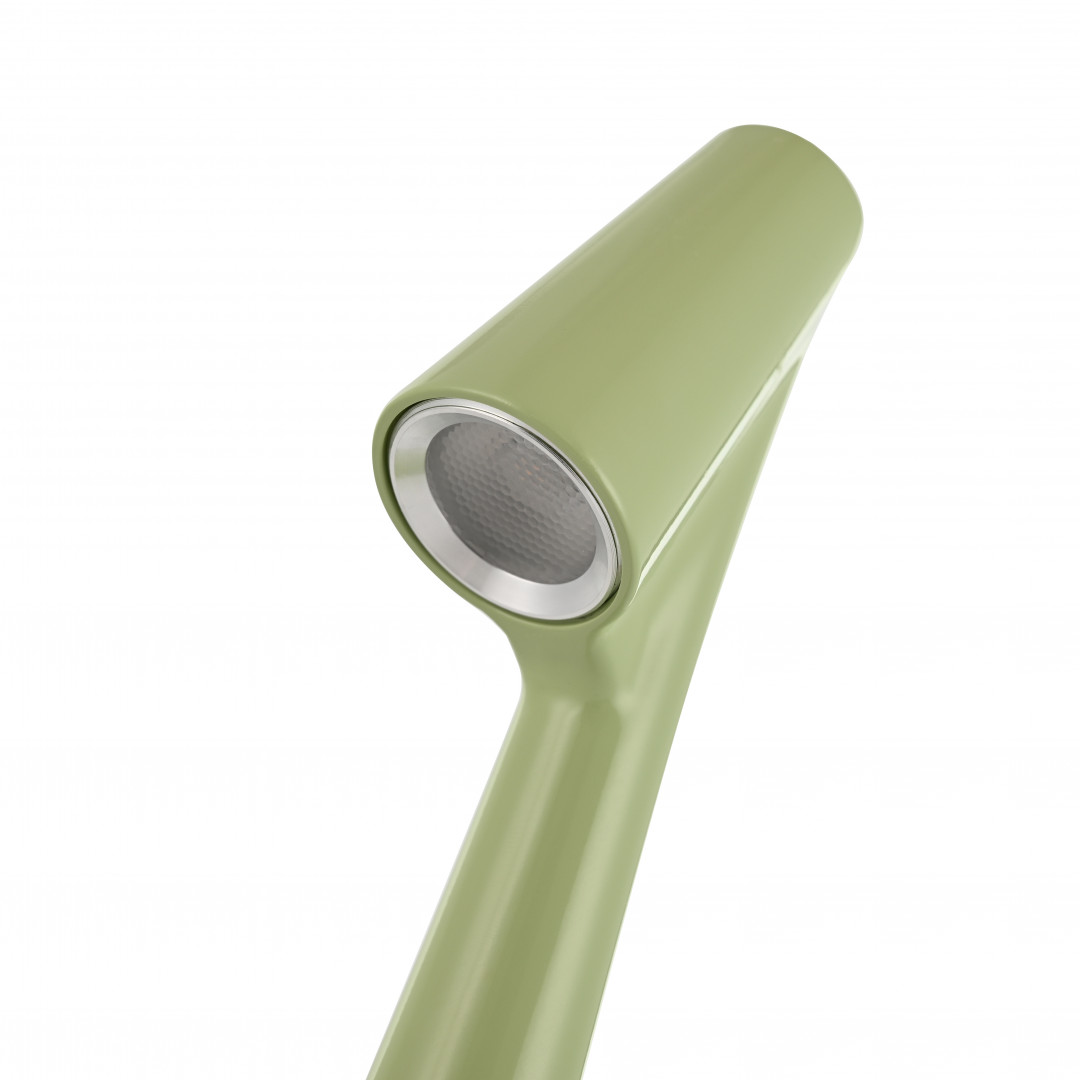 настольная лампа arte milano 128101/h350/3-6k/3w green