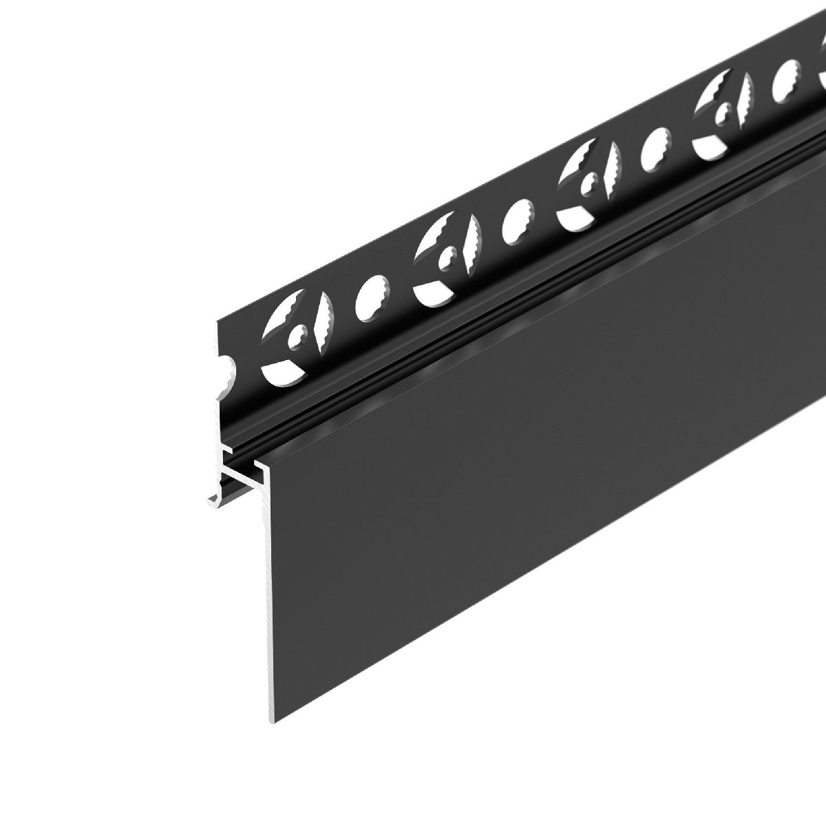 профиль arlight plintus-fantom-h35-2000 black 043665