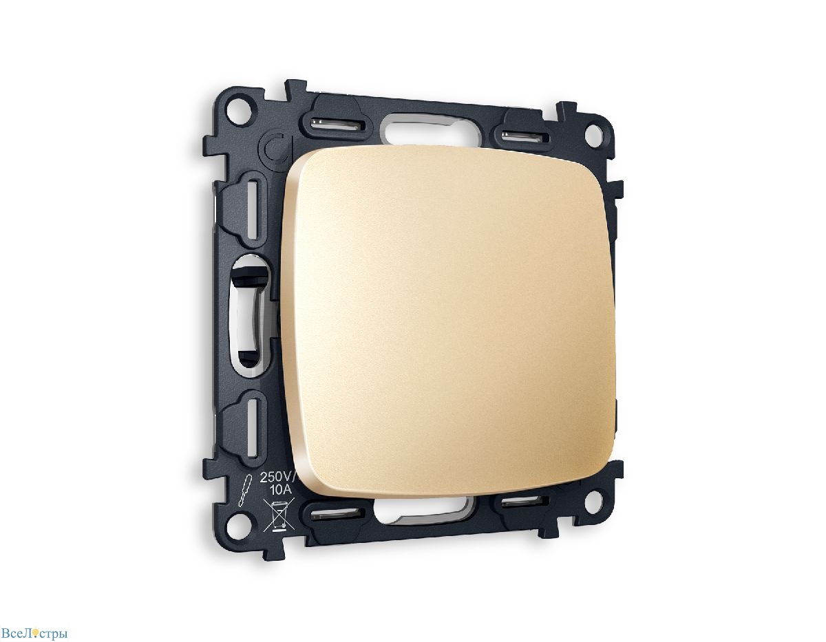 комплект механизма 1-кл проходного выключателя ambrella volt omega mo601020