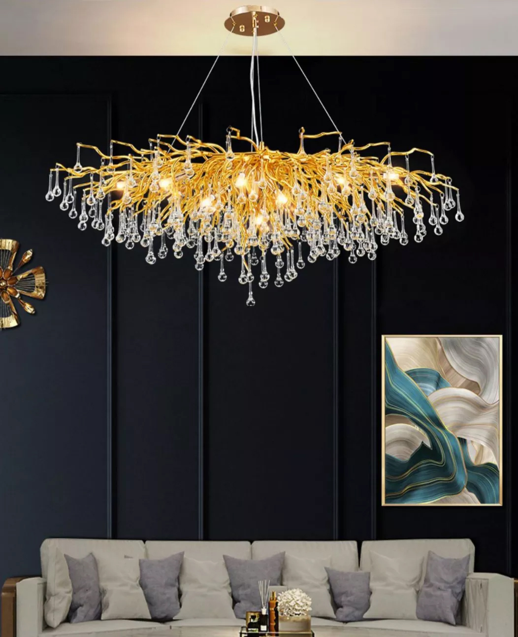 подвесная люстра delight collection xx19001-150 gold