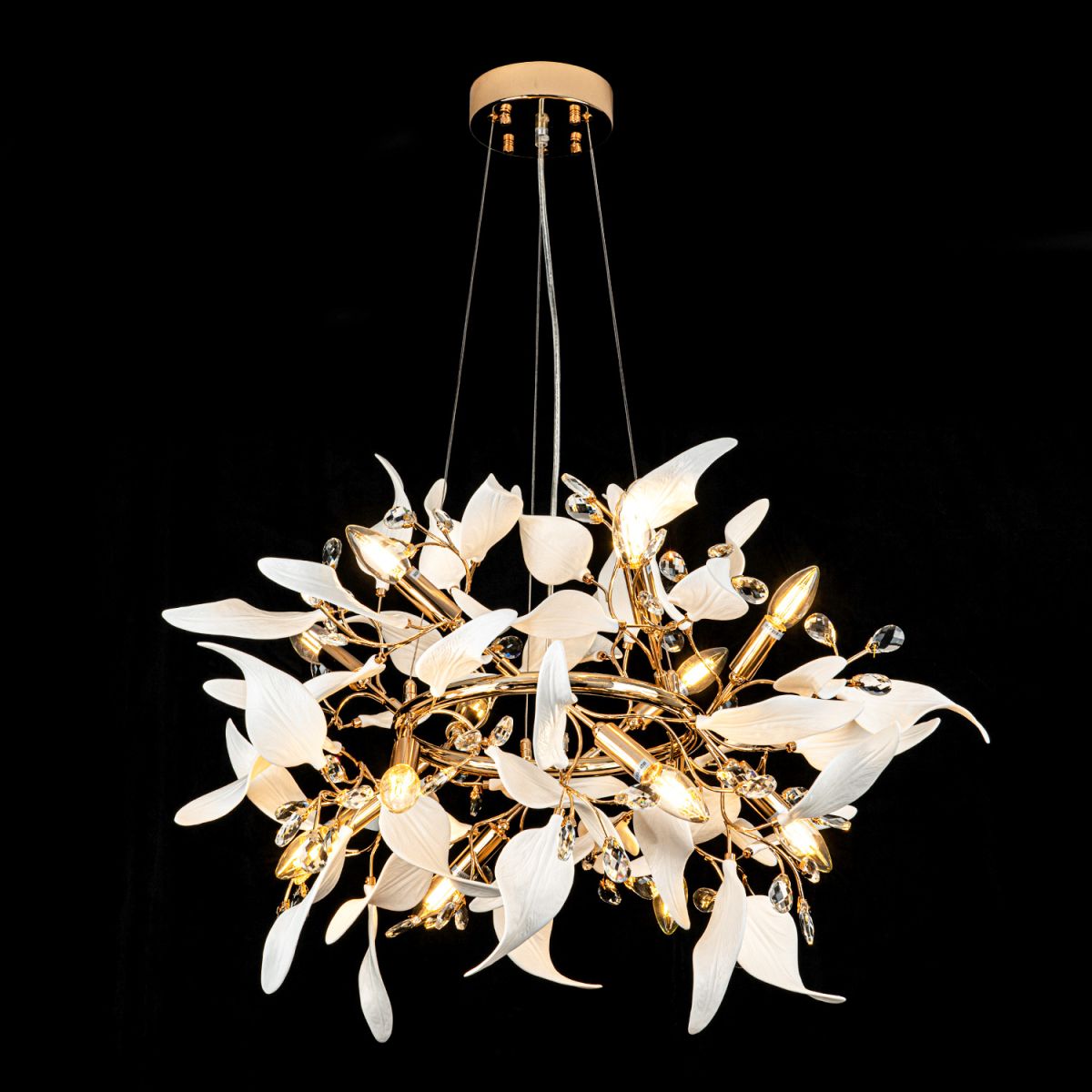 подвесная люстра modelux premium ml.6808.800p gd