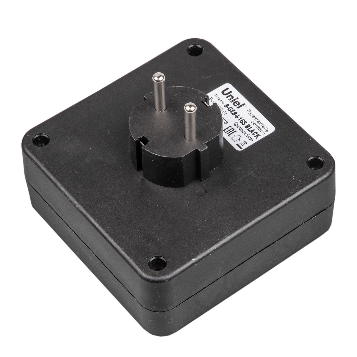 сетевой разветвитель uniel s-ges4-16s black ul-00011242