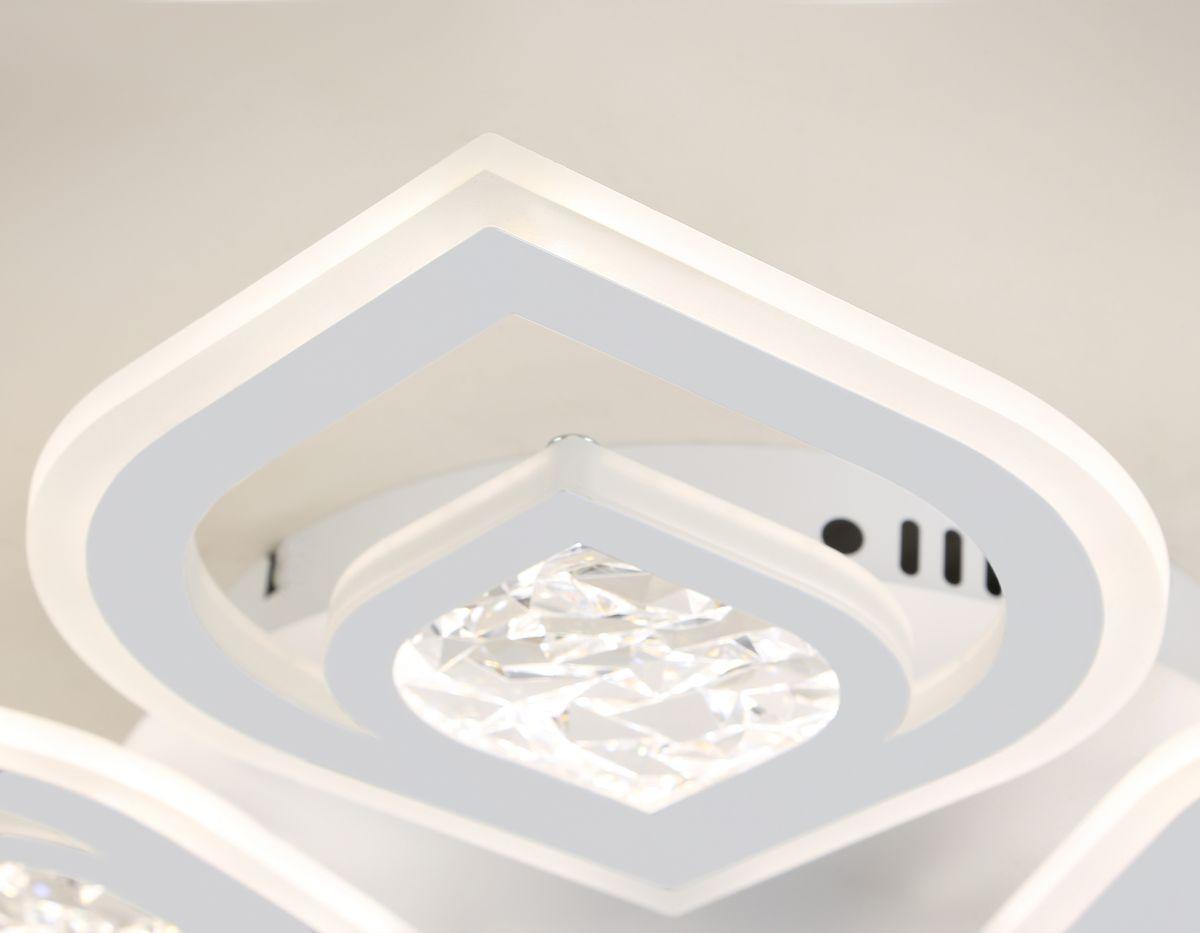 потолочная светодиодная люстра ambrella light acrylica original fa4292