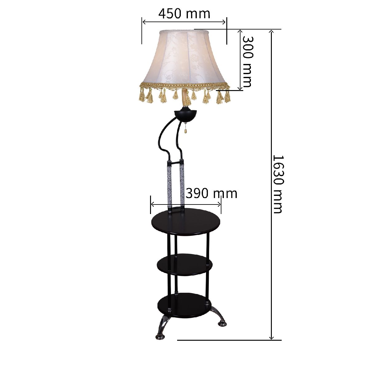 торшер reluce 01757-0.6-01 bk
