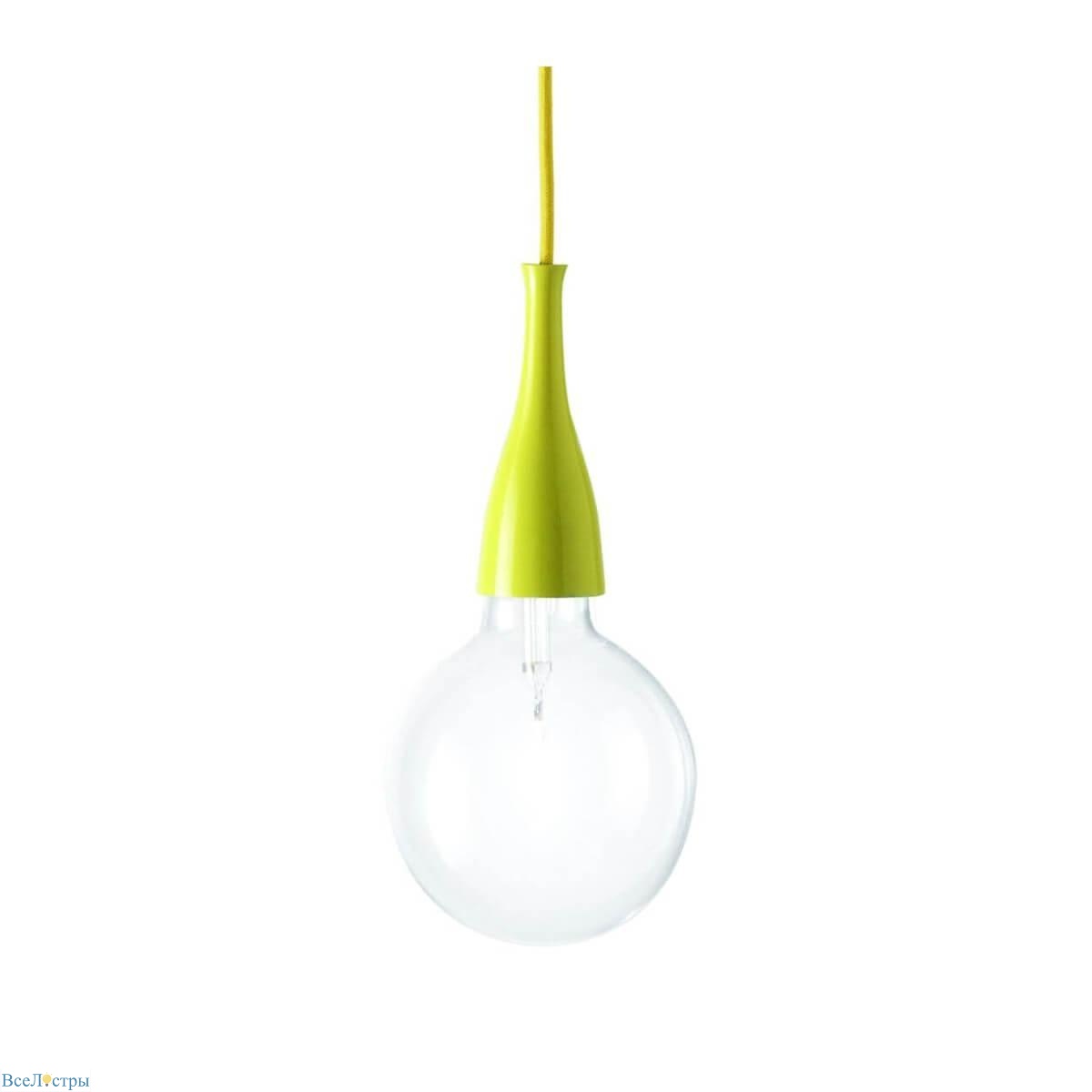 подвесной светильник ideal lux minimal sp1 giallo