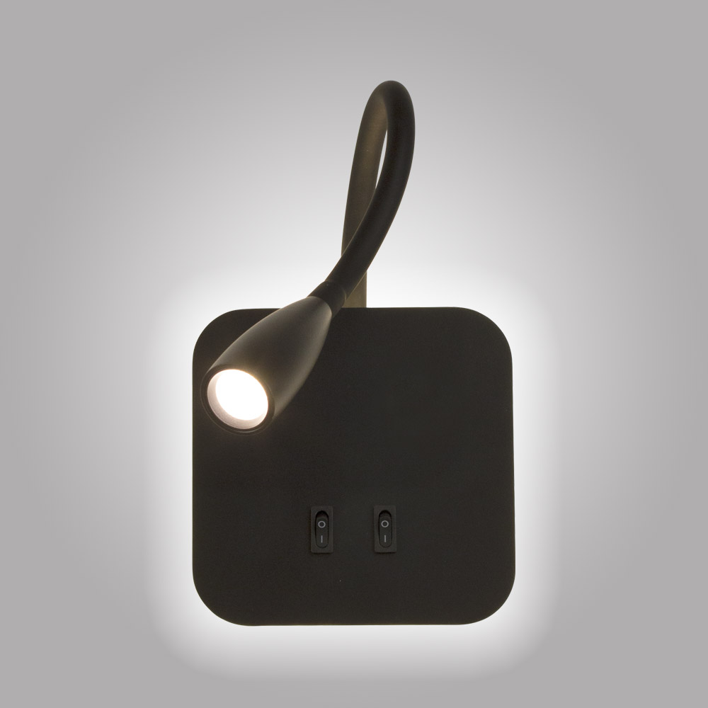 гибкое бра am group am485 bk