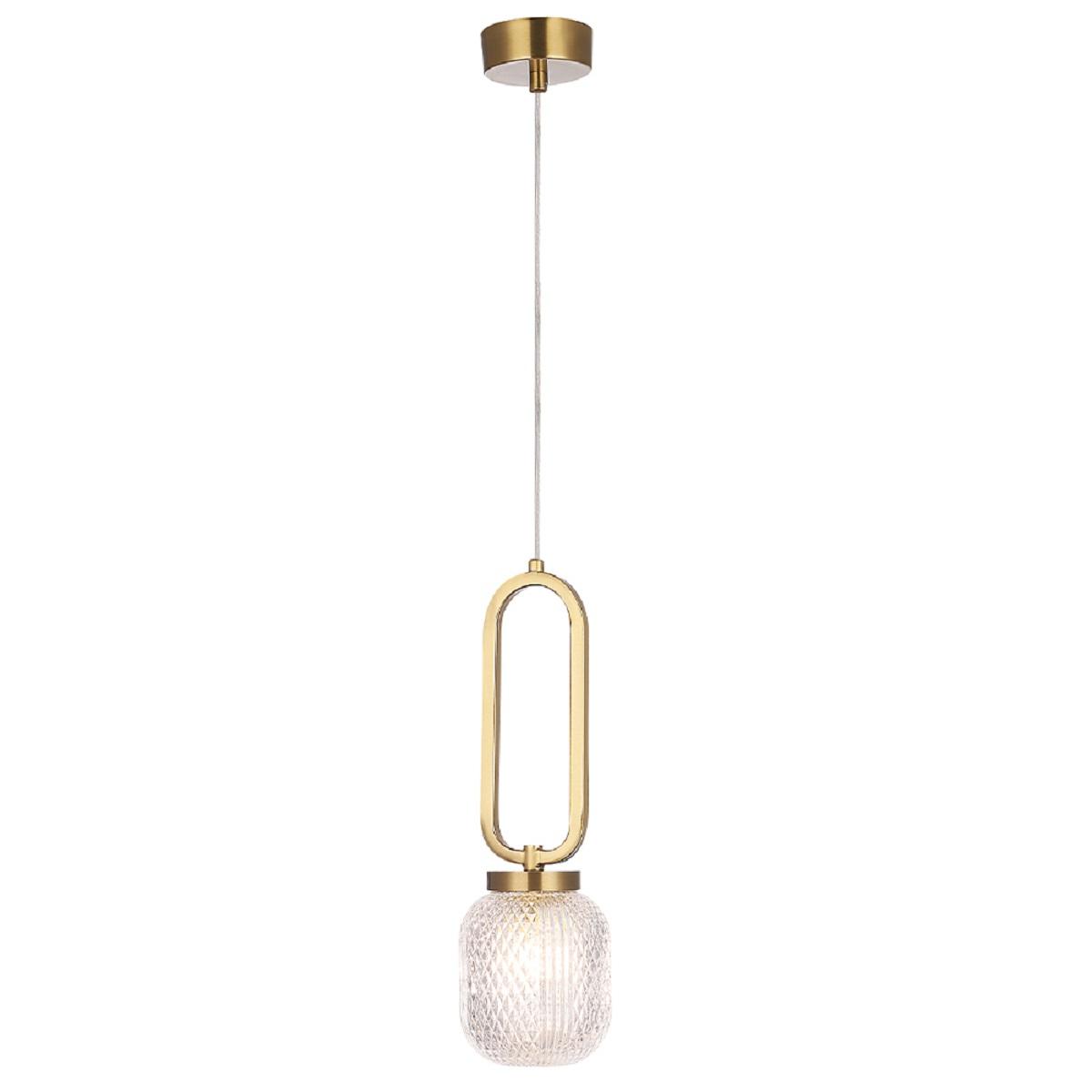 подвесной светильник crystal lux carolina sp1 v2 brass