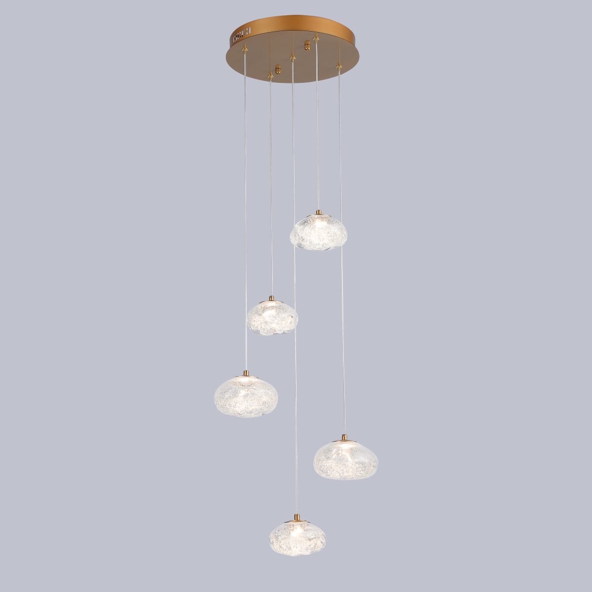 подвесной светильник delight collection p98065-5 antique brass