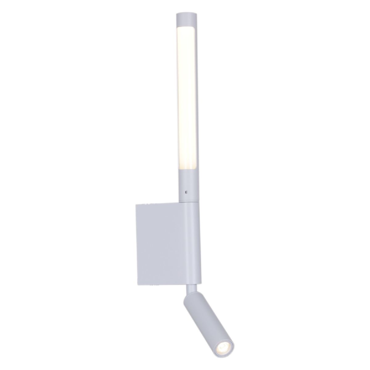 настенный светильник reluce 86209-9.2-001kt led3w+6w wt