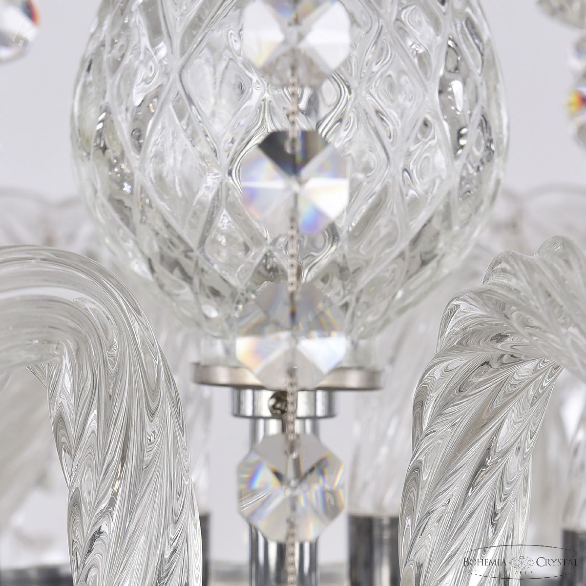 подвесная люстра bohemia ivele crystal 1413/10/300 ni