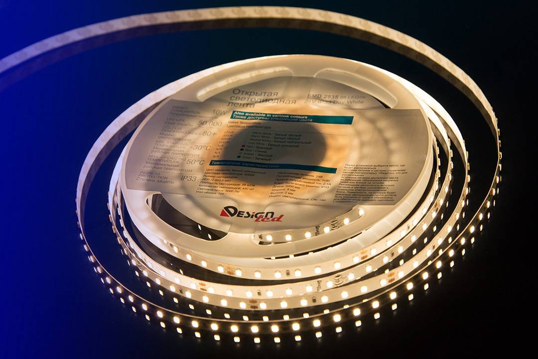 светодиодная лента designled dsg298-24-nw-33 000526