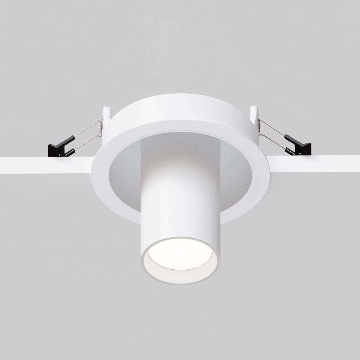 встраиваемый светильник maytoni focus s c048cl-01-gu10-w