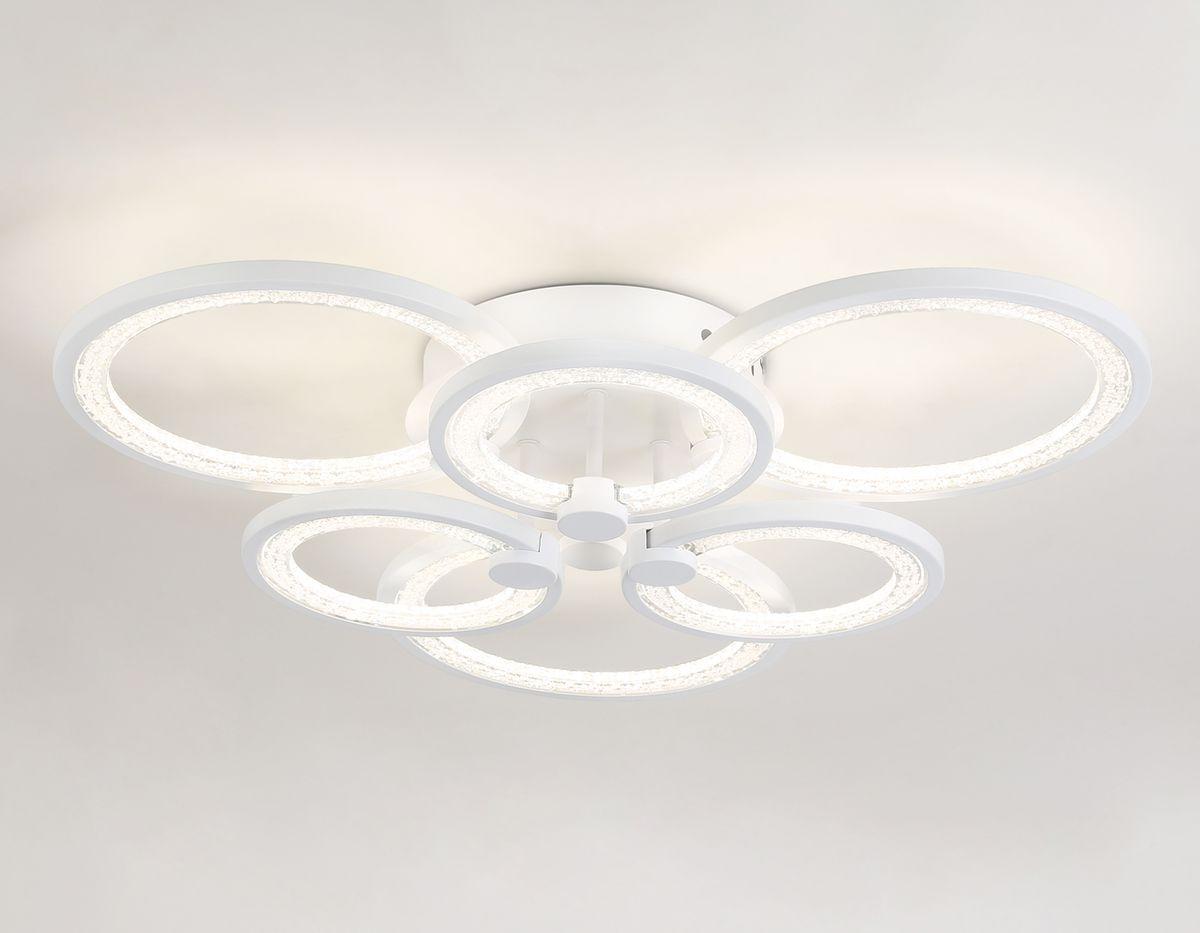 потолочная светодиодная люстра ambrella light acrylica original fa4085