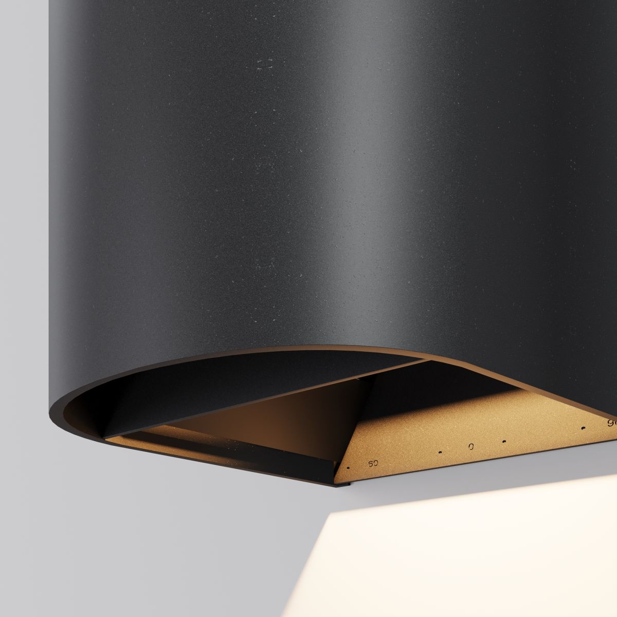 уличный настенный светильник maytoni drape o526wl-l20b3k