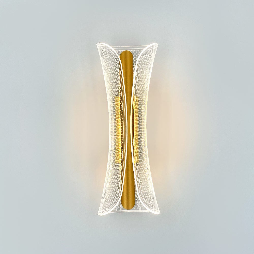 настенный светильник led4u l6327-01 gd