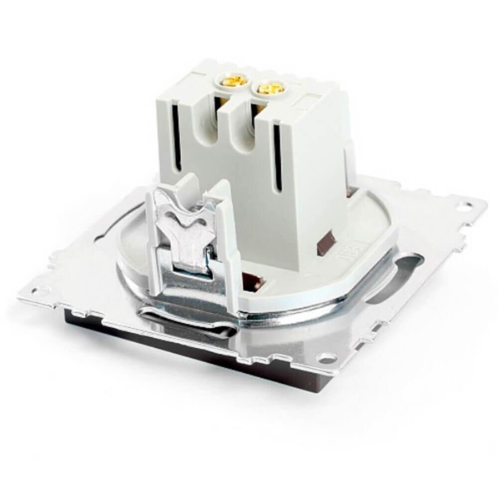 розетка двухместная usb stekker катрин шоколад gls10-7115-04 49027