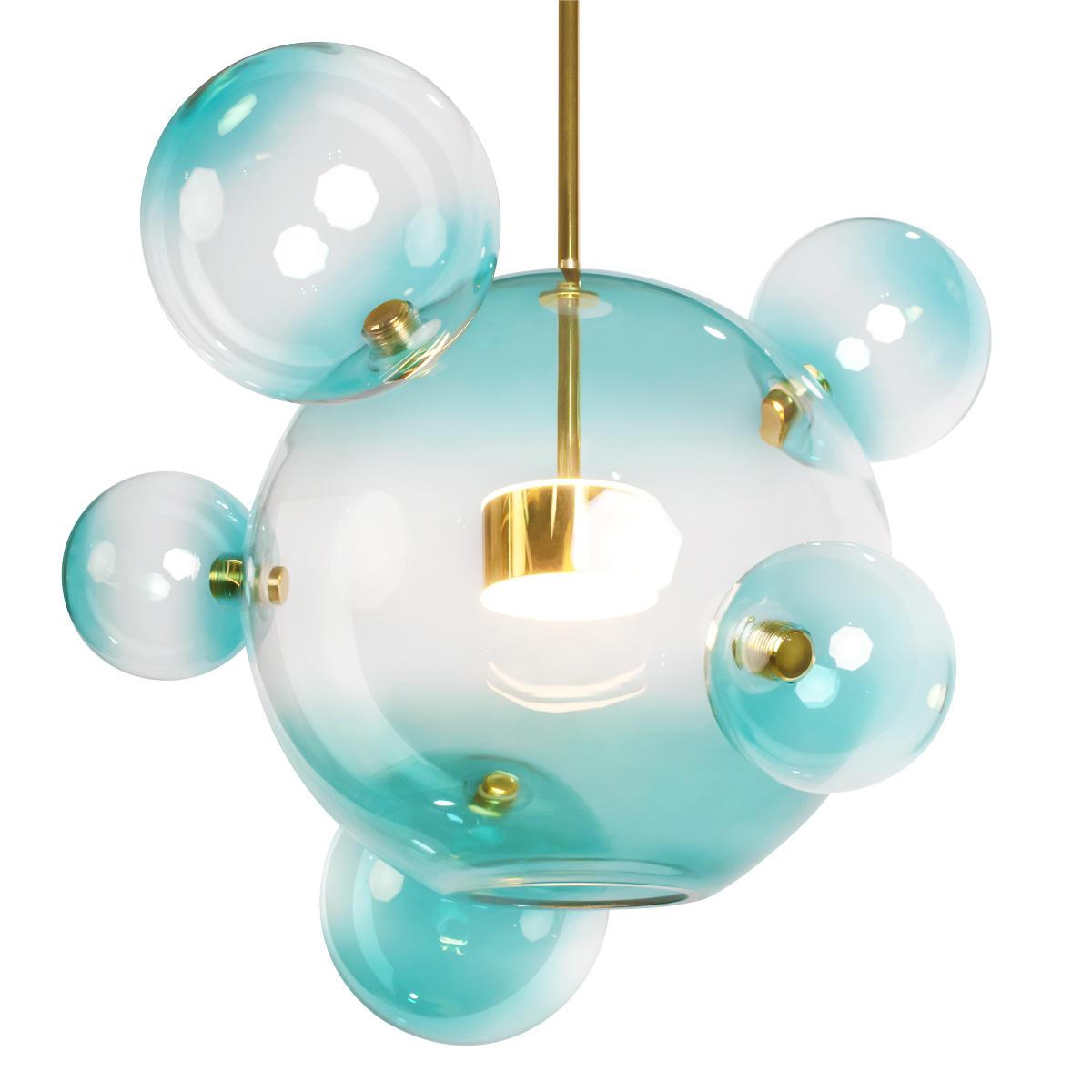 подвесной светодиодный светильник loft it bolle 2027-p6 blue