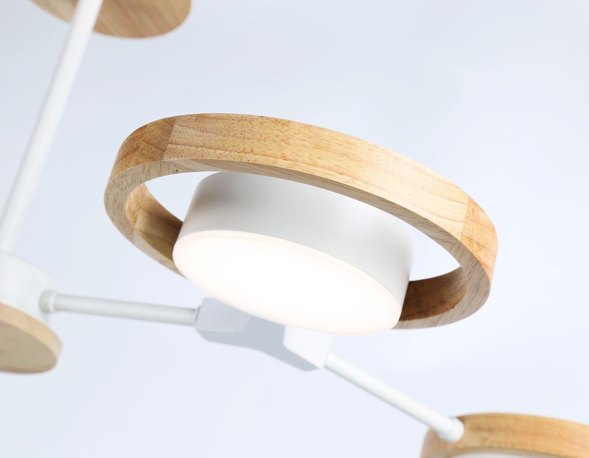 потолочная светодиодная люстра ambrella light comfort linetech fl51609