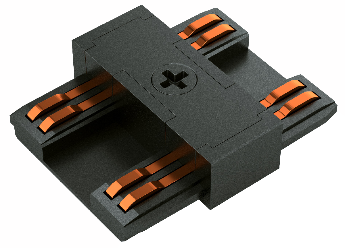 коннектор питания прямой iledex vision power connect 4825-bk