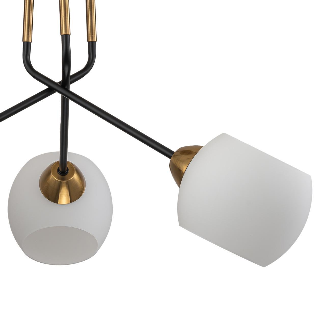 потолочная люстра escada bond 2113/3p copper/black