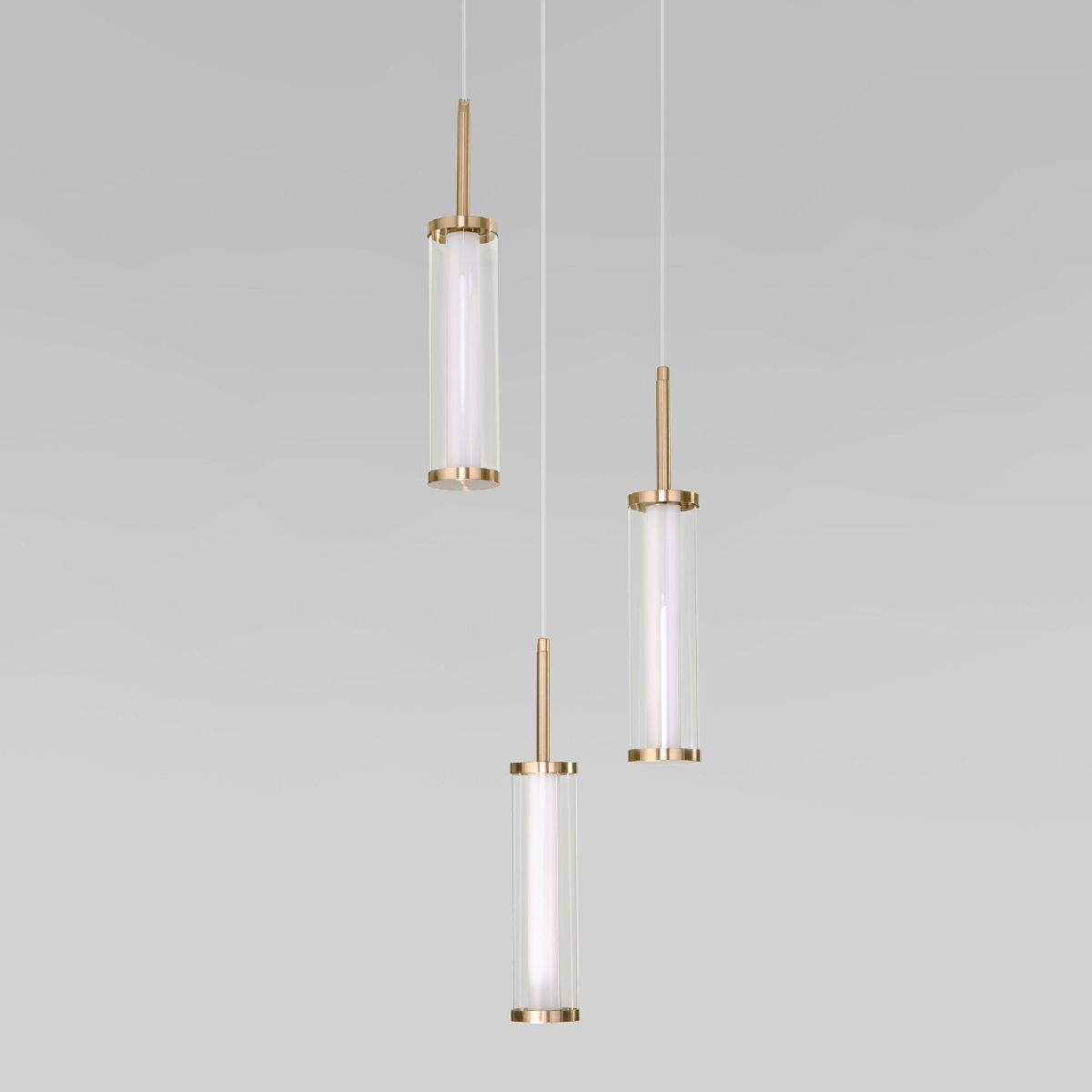 подвесной светильник eurosvet stark 50386/3 led латунь a067954
