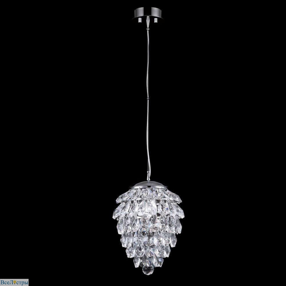 подвесной светильник crystal lux charme sp1+1 led chrome/transparent
