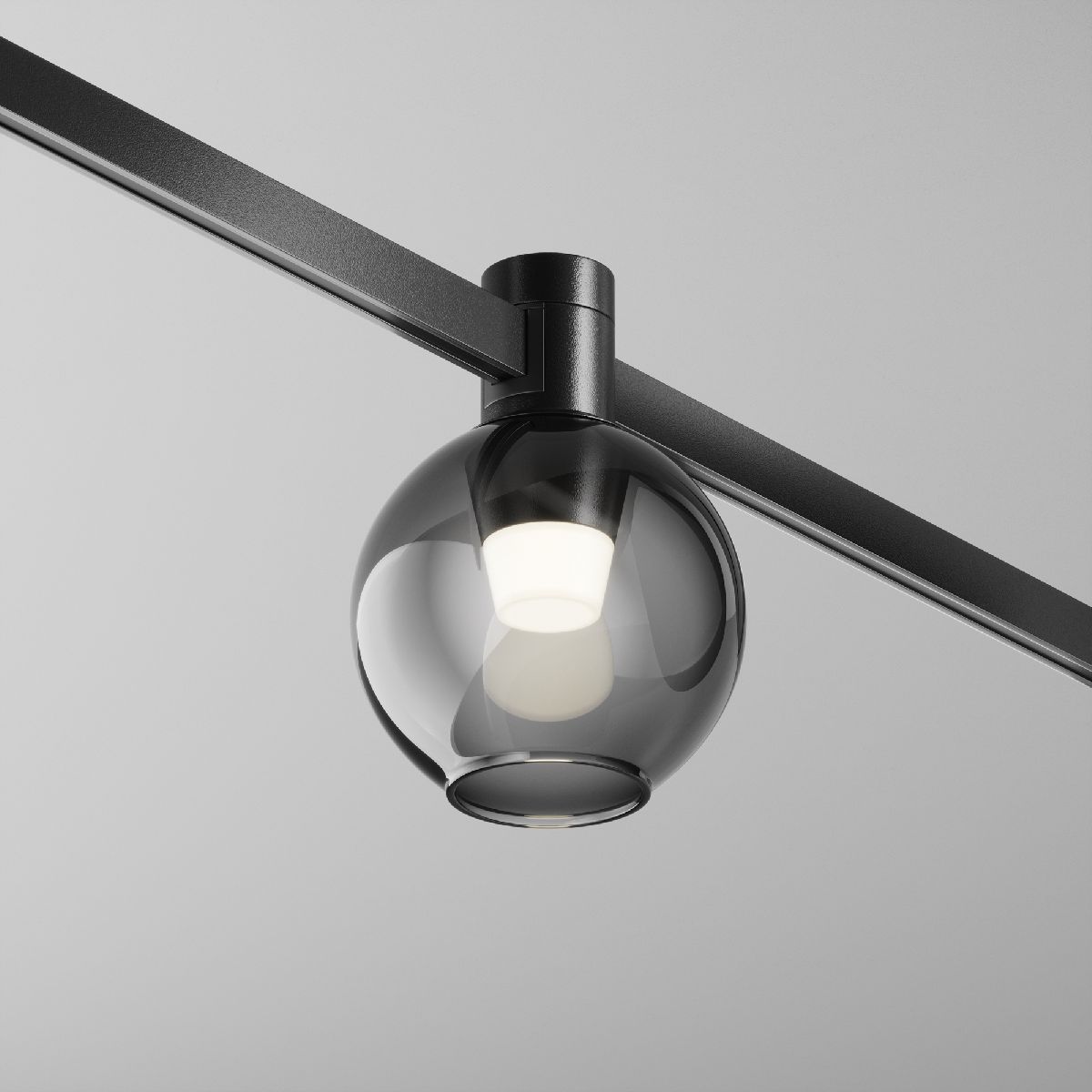 трековый магнитный светильник maytoni bubble tr148-1-3w4k-b