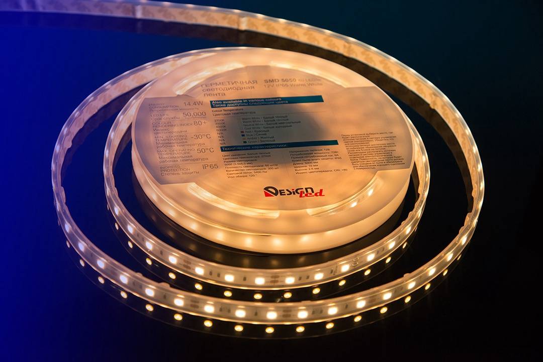 светодиодная лента designled dsg560-12-ww-65 000519