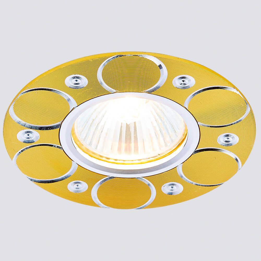встраиваемый светильник ambrella light classic a808 al/g