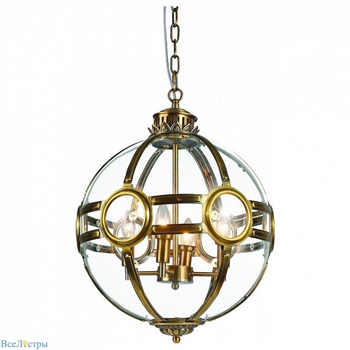 подвесной светильник delight collection hagerty kg0516p-4 antique brass