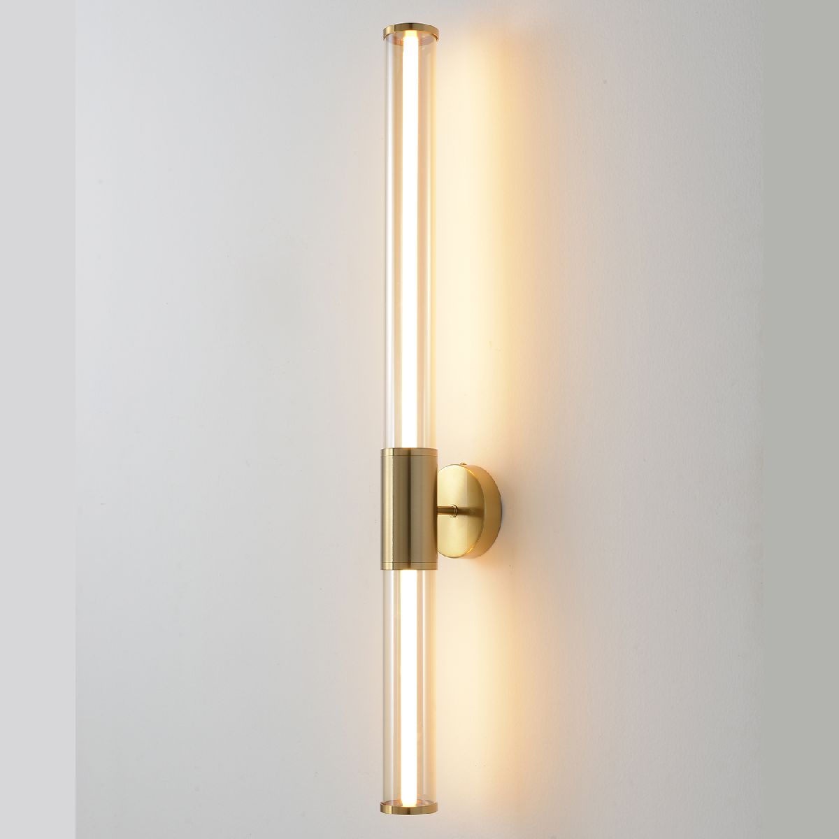 настенный светильник crystal lux lineup ap18w led brass