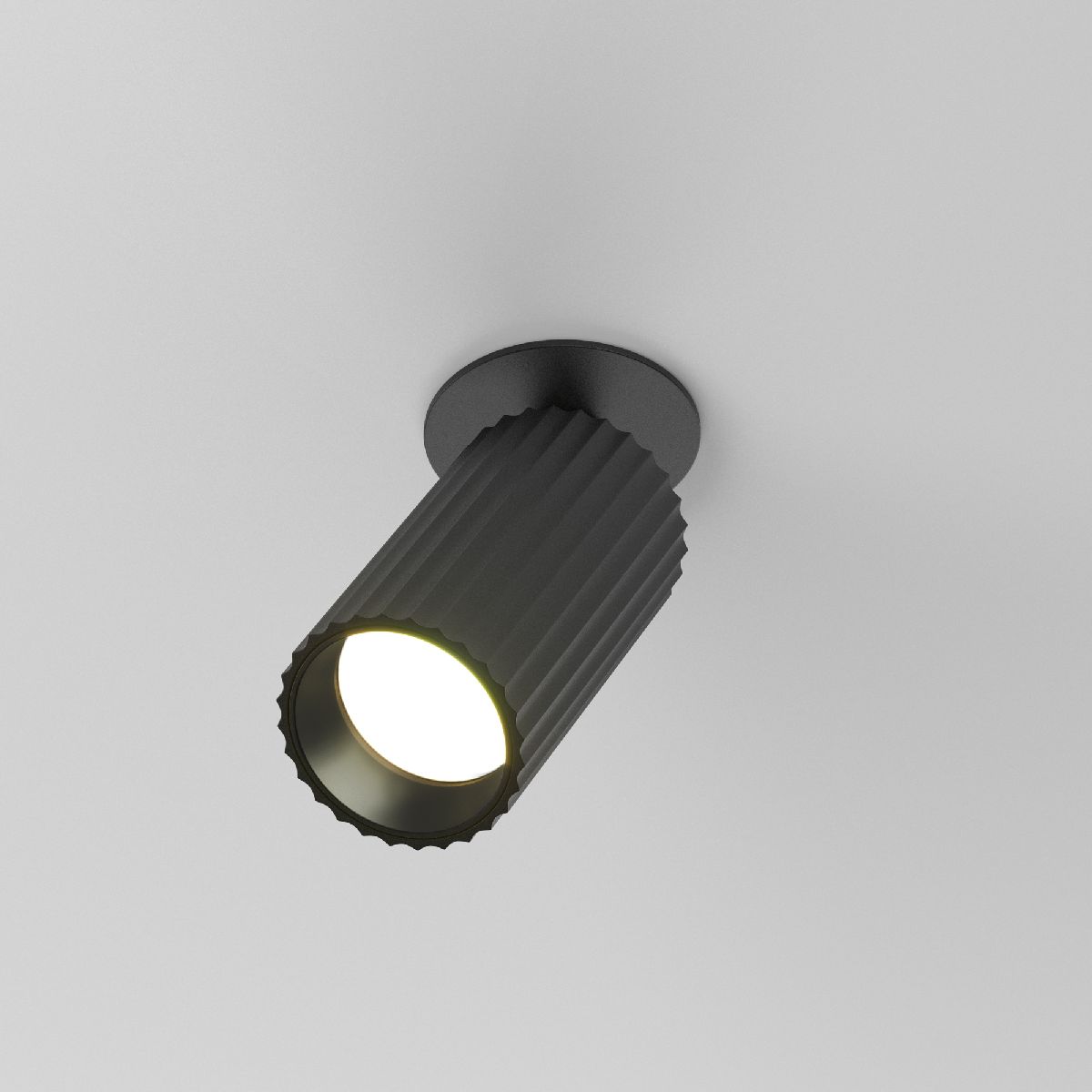 встраиваемый спот maytoni calipso c110cl-01-gu10-b