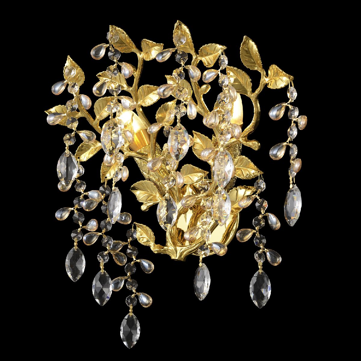 настенный светильник crystal lux eden ap2 gold