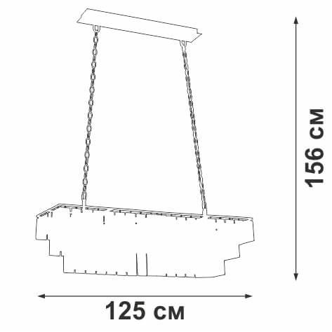 подвесная люстра vitaluce v5264-9/30