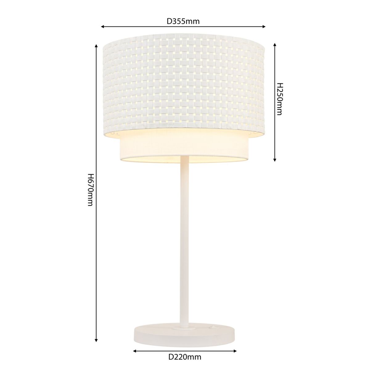 настольная лампа f-promo nevada 4801-1t