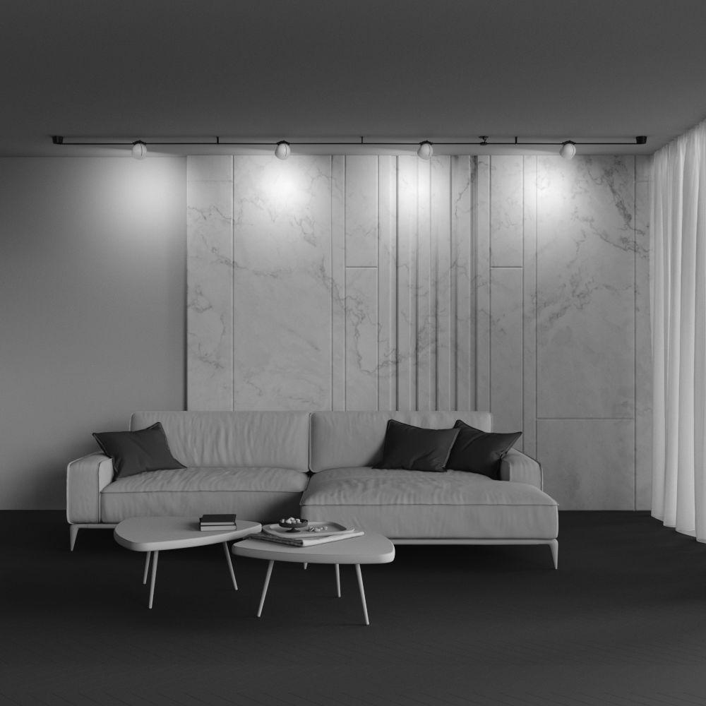 подвесной светодиодный светильник maytoni technical pendant system parity cup tr124b-12w4k-w