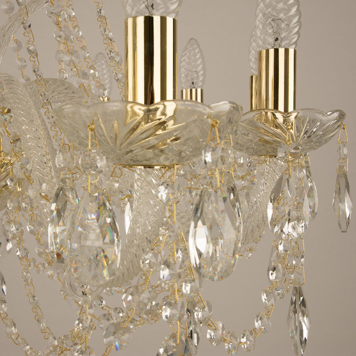 подвесная люстра bohemia ivele crystal 105/12/240 g