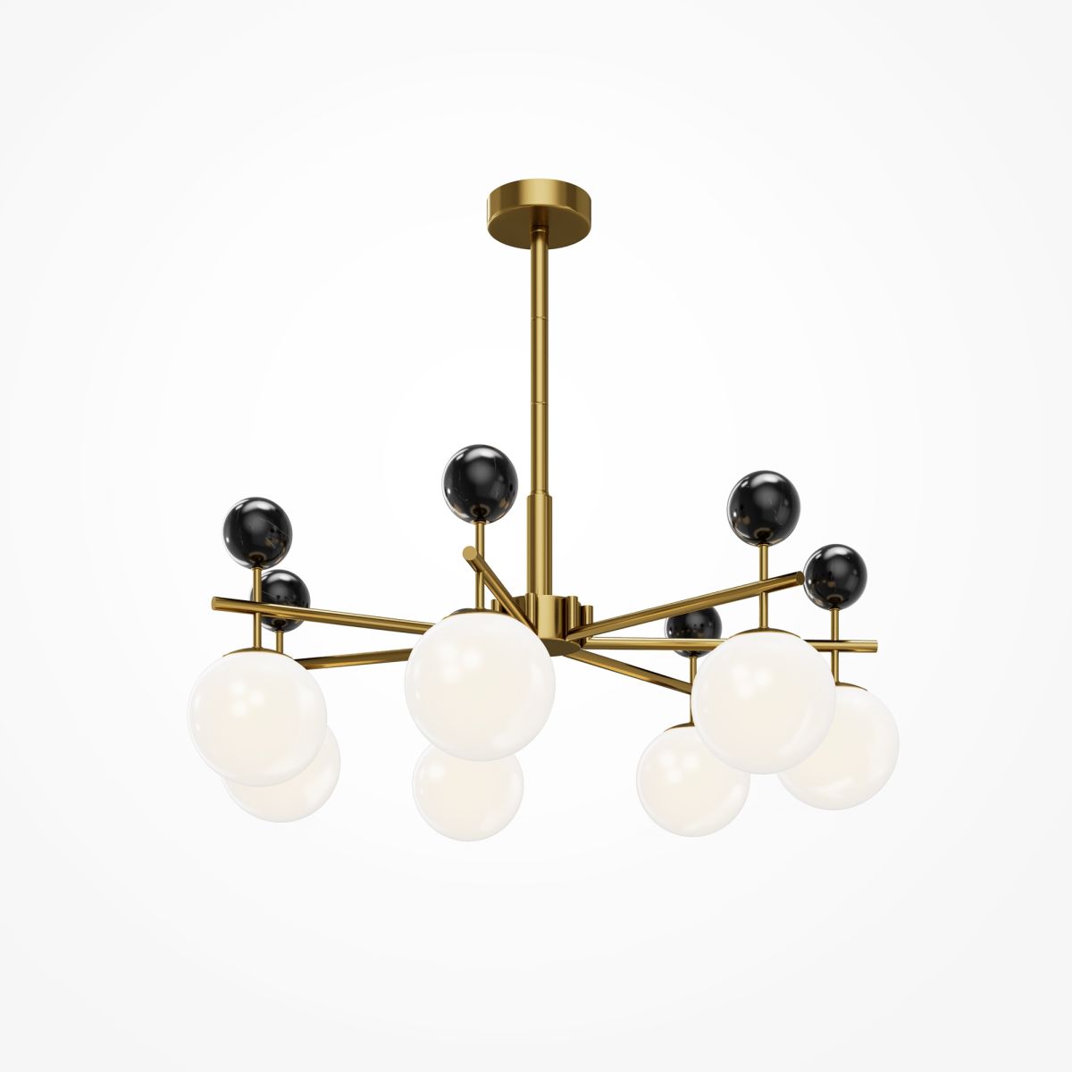 люстра на штанге maytoni museo mod436pl-07bs